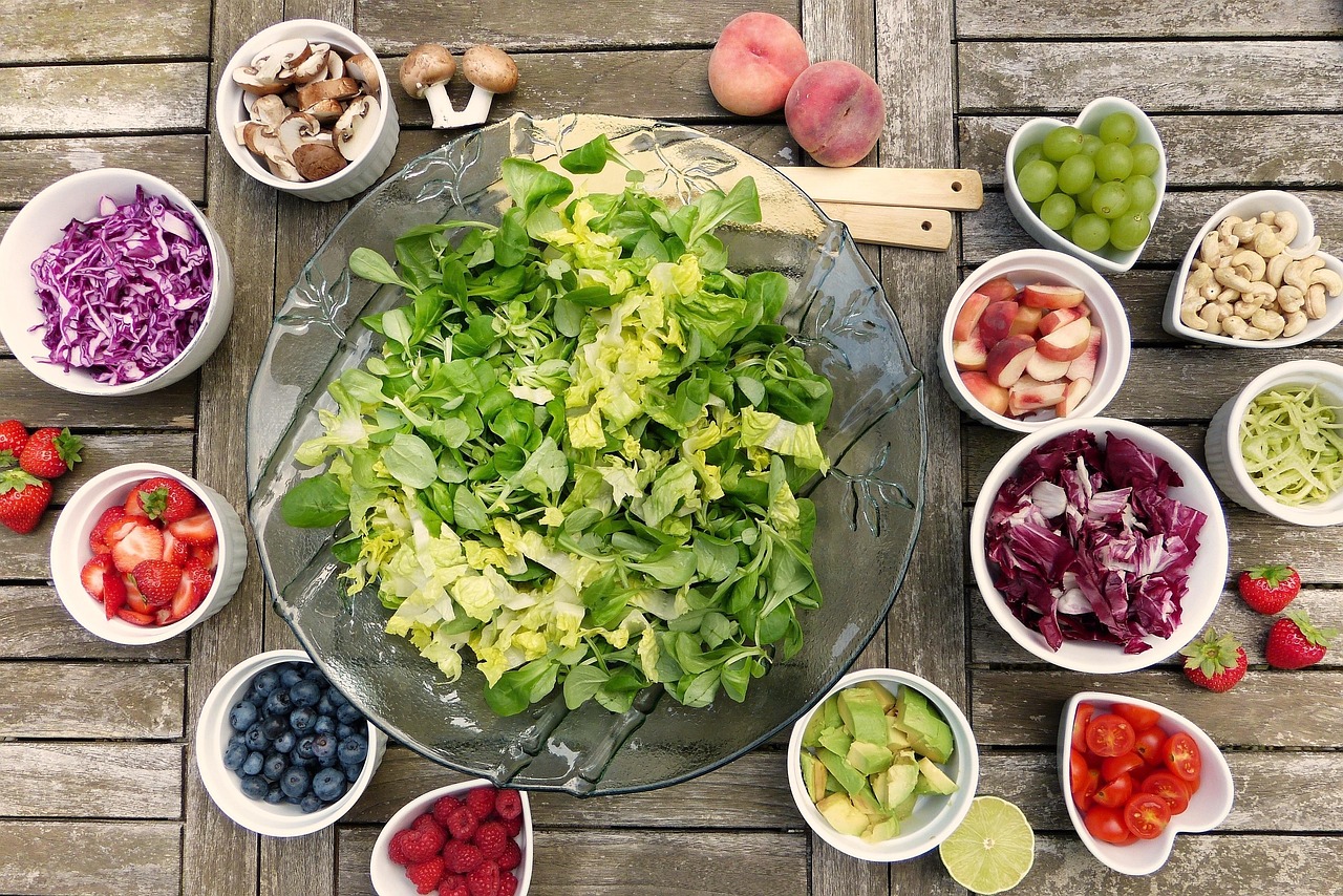 healthy food vegetables fruit